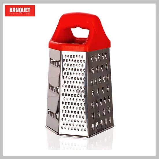 BANQUET 6 oldalas reszelő CULINARIA Piros 22,5 cm 45KT069R