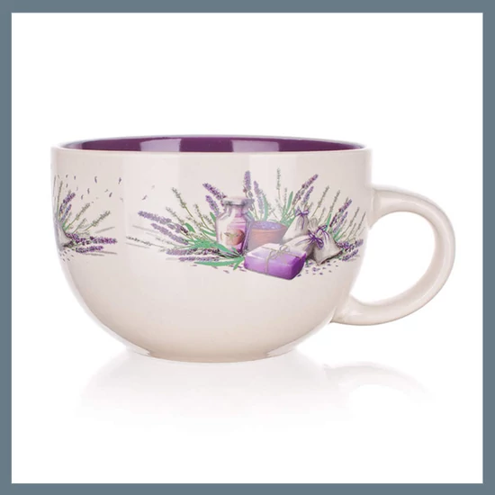 BANQUET Jumbo kerámia bögre LEVENDULA 660 ml 60HH729L