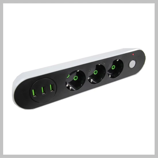 2 USB porttal ellátott hosszabbító-elosztó CX-E103