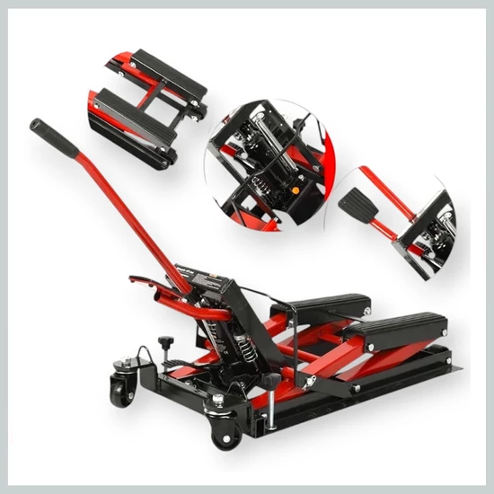 KrafTech HM-6235 - 680 kg hidraulikus motorkerékpár és quad emelő