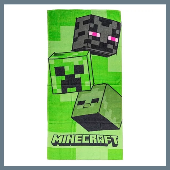 Minecraft Mobs fürdőlepedő, strand törölköző 70x140cm CBX24521014MC