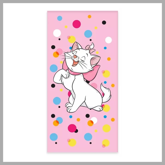Disney Marie Bubbles fürdőlepedő, strand törölköző 60x120cm BRM015951