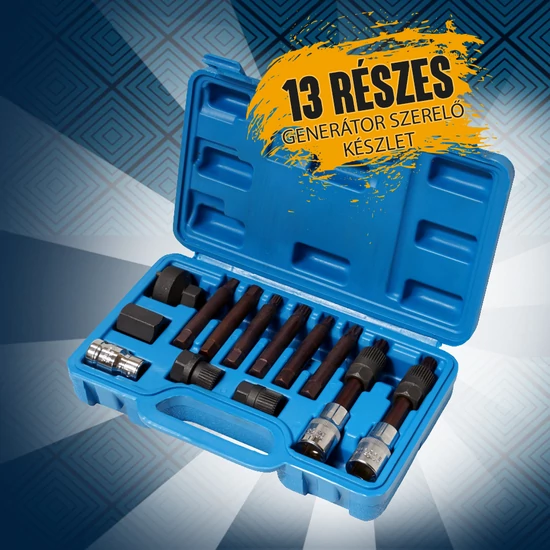 Möller 13 részes generátor kiszedő készlet MR70335