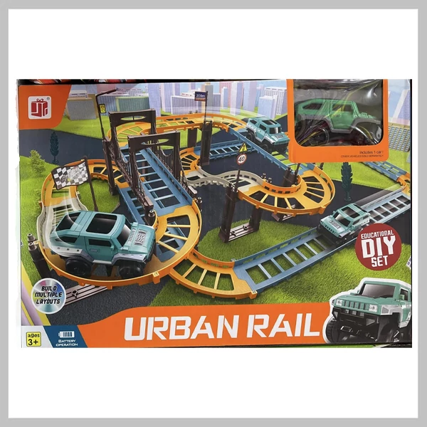 Urban rail autópálya szett gyerekeknek autóval GYJ-003