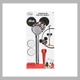 Mickey Egér mikrofon tartóval és erősítővel 5371