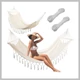Kerti függőágy függő hinta Hammock 2 személyes 01904