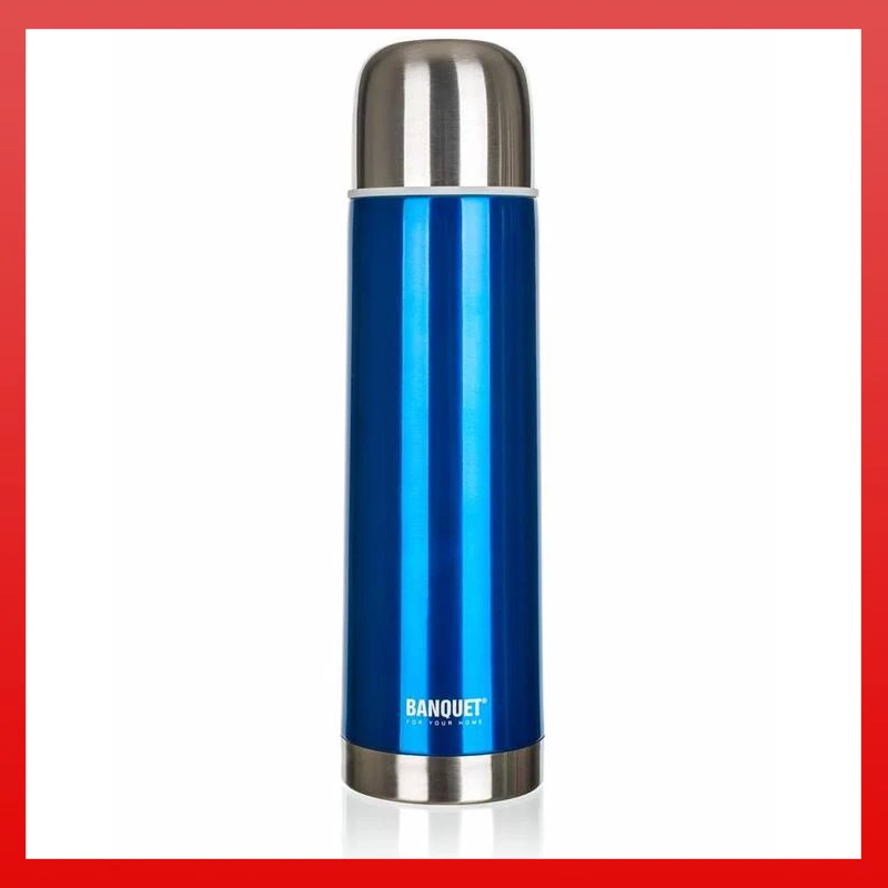 BANQUET Rozsdamentes termosz AVANZA Blue 1 L 48T10SB-Z