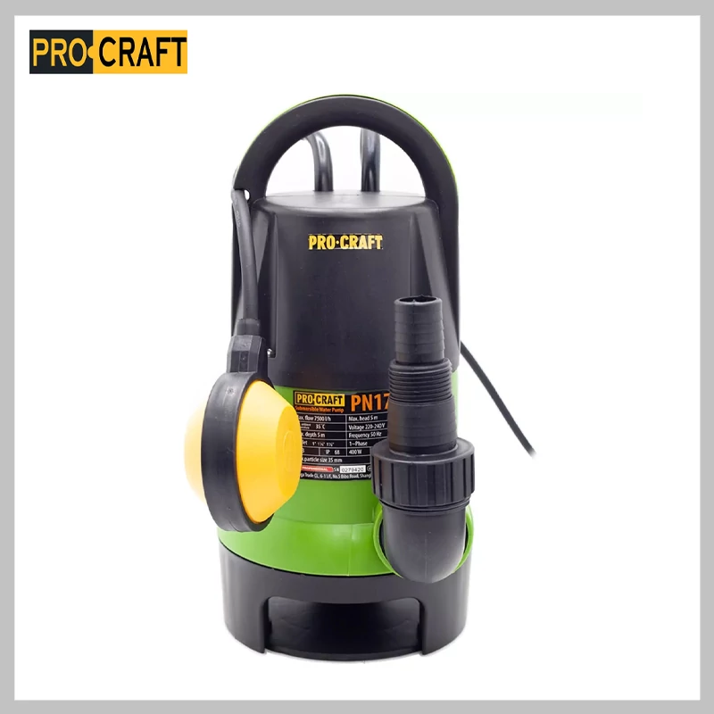MERÜLŐ VÍZ-ISZAPSZIVATTYÚ PROCRAFT PN17 | PN17