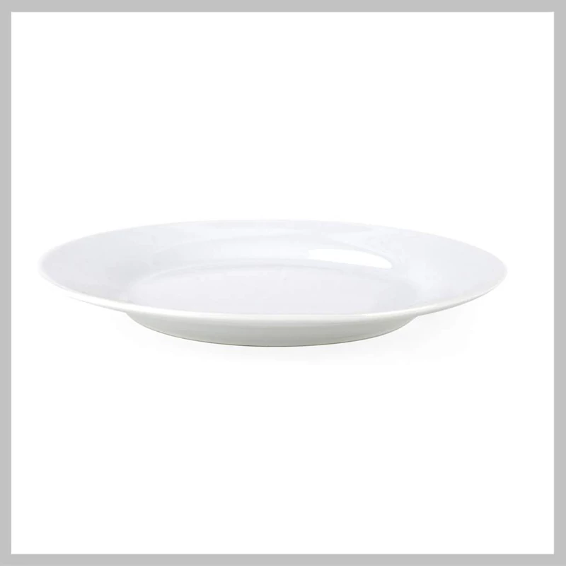 Porcelán desszerttál 19 cm, díszítetlen 60113091-A