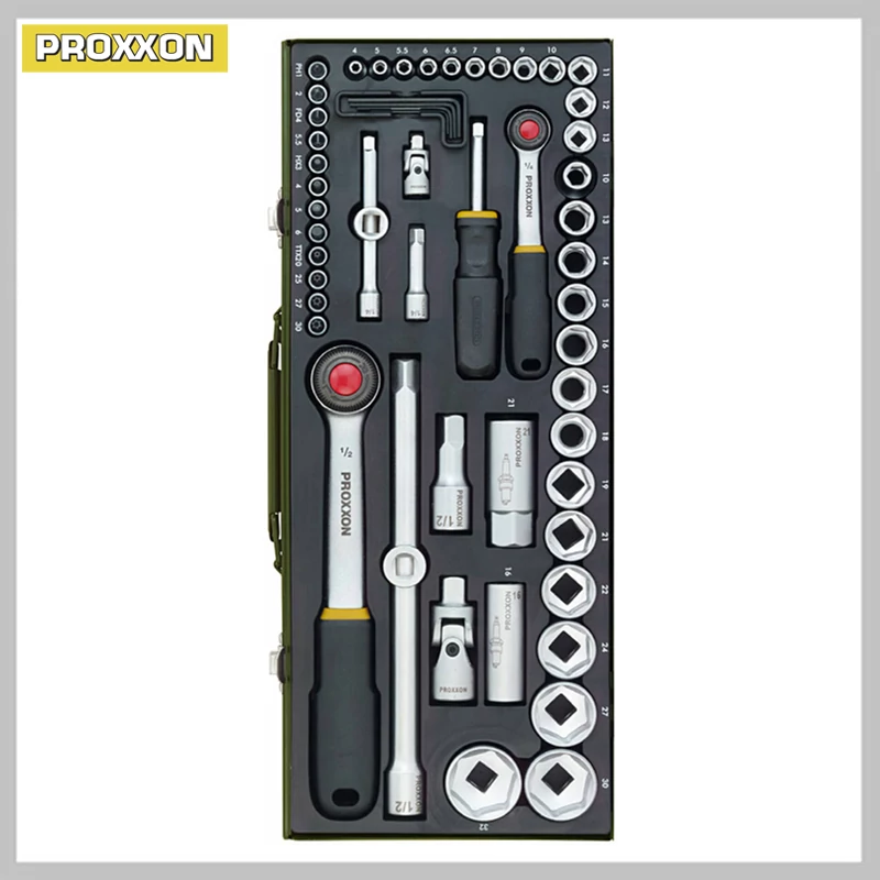 PROXXON racsnis kulcs készlet 56 részes 4-32 1/4