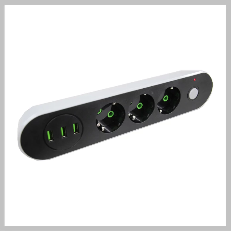 2 USB porttal ellátott hosszabbító-elosztó CX-E103