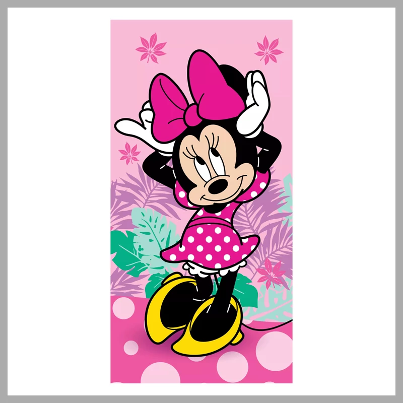 Disney Minnie Rózsaszín fürdőlepedő, strand törölköző 70x140cmJFK034682