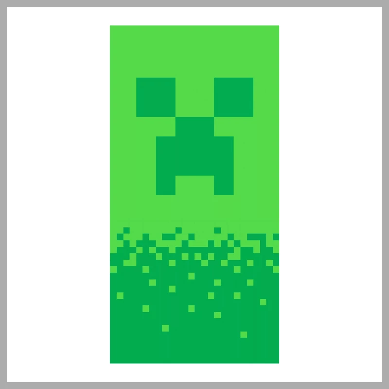 Minecraft fürdőlepedő, strand törölköző Digital Creeper 70*140cm
JFK103397
