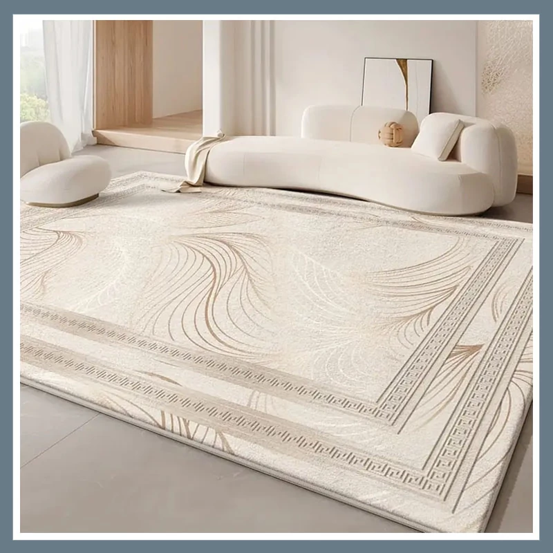 Elegáns bársony szőnyeg, krémszínű 200x300cm RX890271-2