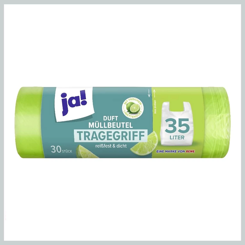 ja! Illatos szemeteszsák hordfüllel, 35 liter, 30 darab 7647161