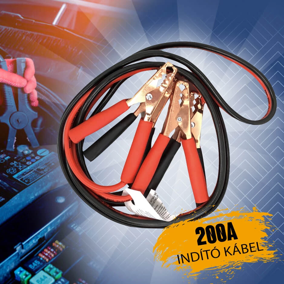 Möller 200A indító kábel hordozó tasakban MR70743